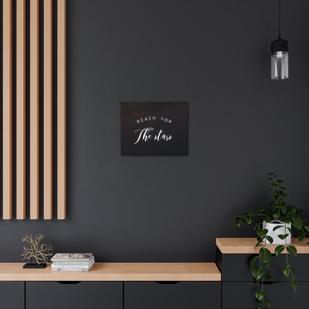 Scripture Walls Inspirational Wall Art Reach For The Stars Motivation Wall Decor for Home Office Gym Inspiring Success Quote Print Ready to Hang Unframed-Express Your Love Gifts