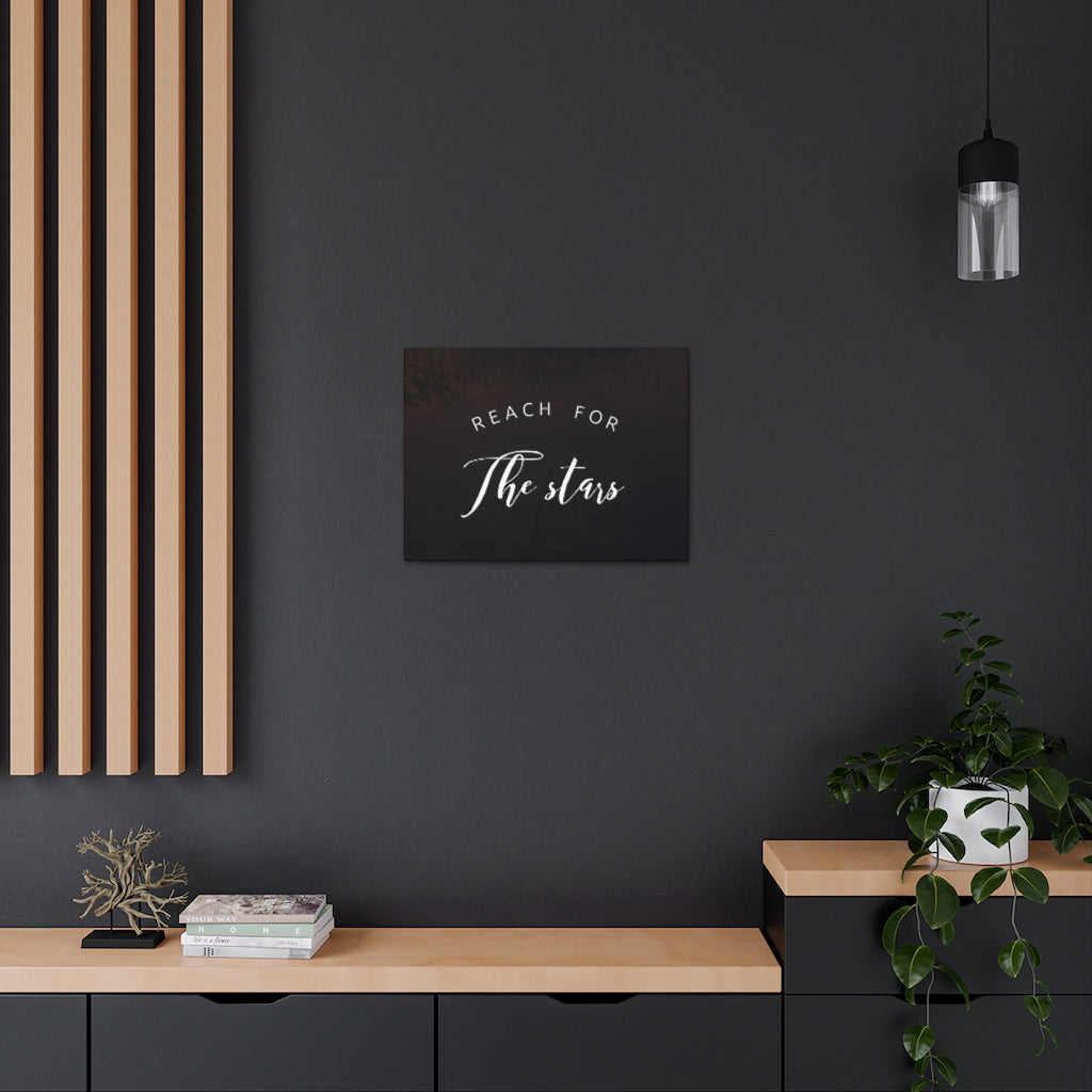 Scripture Walls Inspirational Wall Art Reach For The Stars Motivation Wall Decor for Home Office Gym Inspiring Success Quote Print Ready to Hang Unframed-Express Your Love Gifts