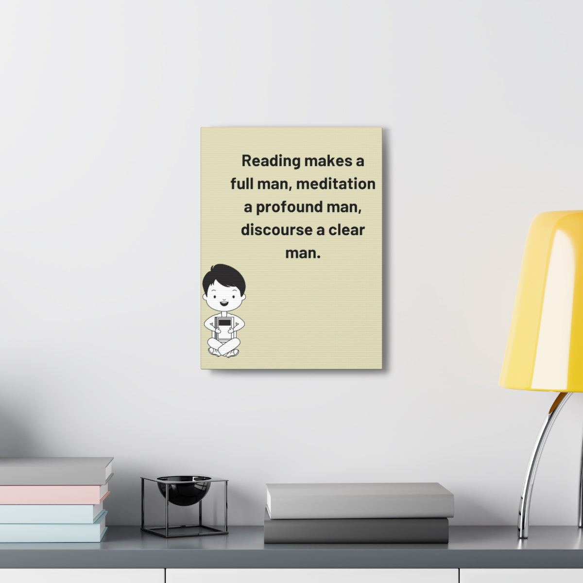 Scripture Walls Inspirational Wall Art Reading Makes A Full Man Motivation Wall Decor for Home Office Gym Inspiring Success Quote Print Ready to Hang Unframed-Express Your Love Gifts