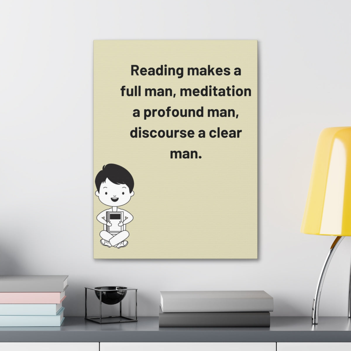 Scripture Walls Inspirational Wall Art Reading Makes A Full Man Motivation Wall Decor for Home Office Gym Inspiring Success Quote Print Ready to Hang Unframed-Express Your Love Gifts