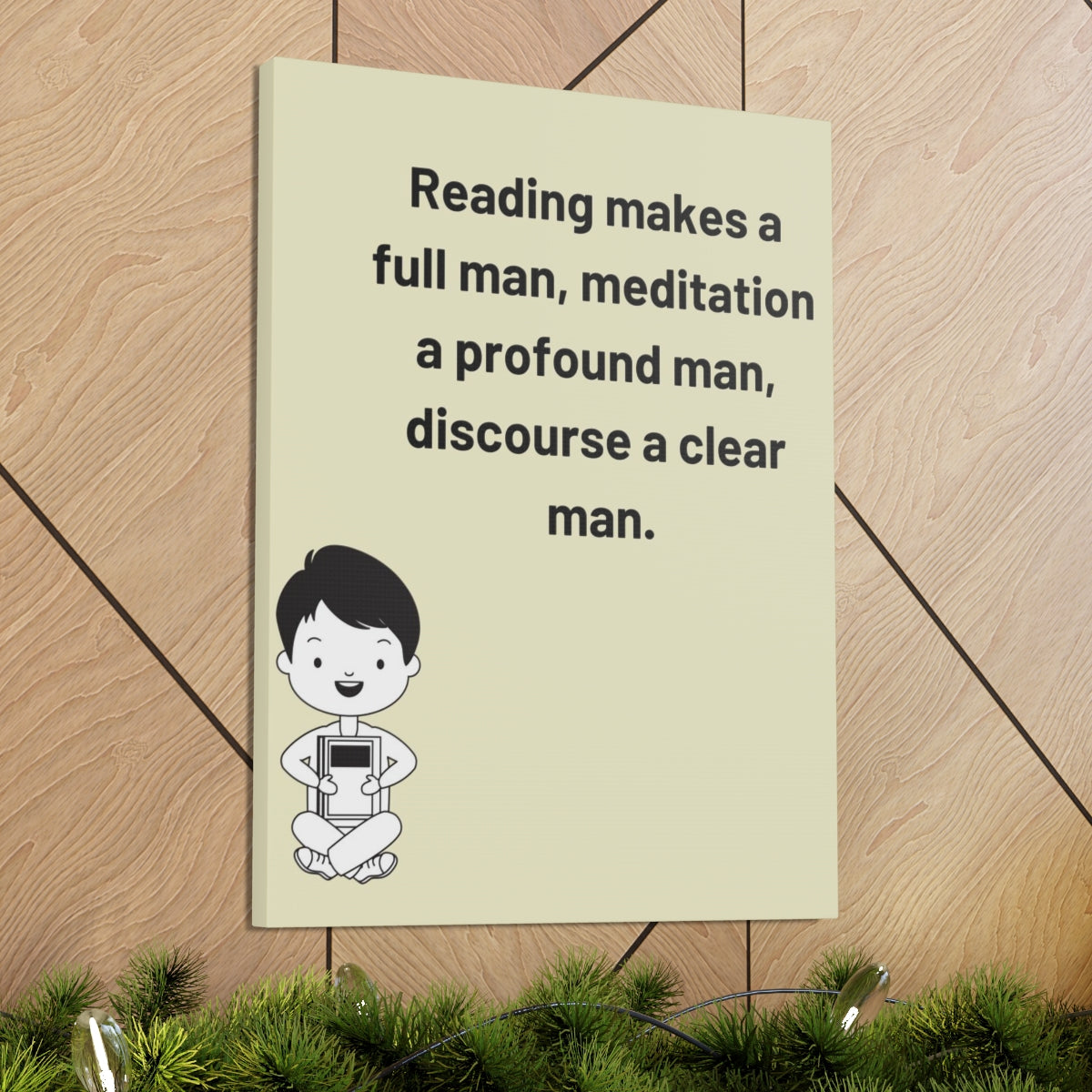 Scripture Walls Inspirational Wall Art Reading Makes A Full Man Motivation Wall Decor for Home Office Gym Inspiring Success Quote Print Ready to Hang Unframed-Express Your Love Gifts