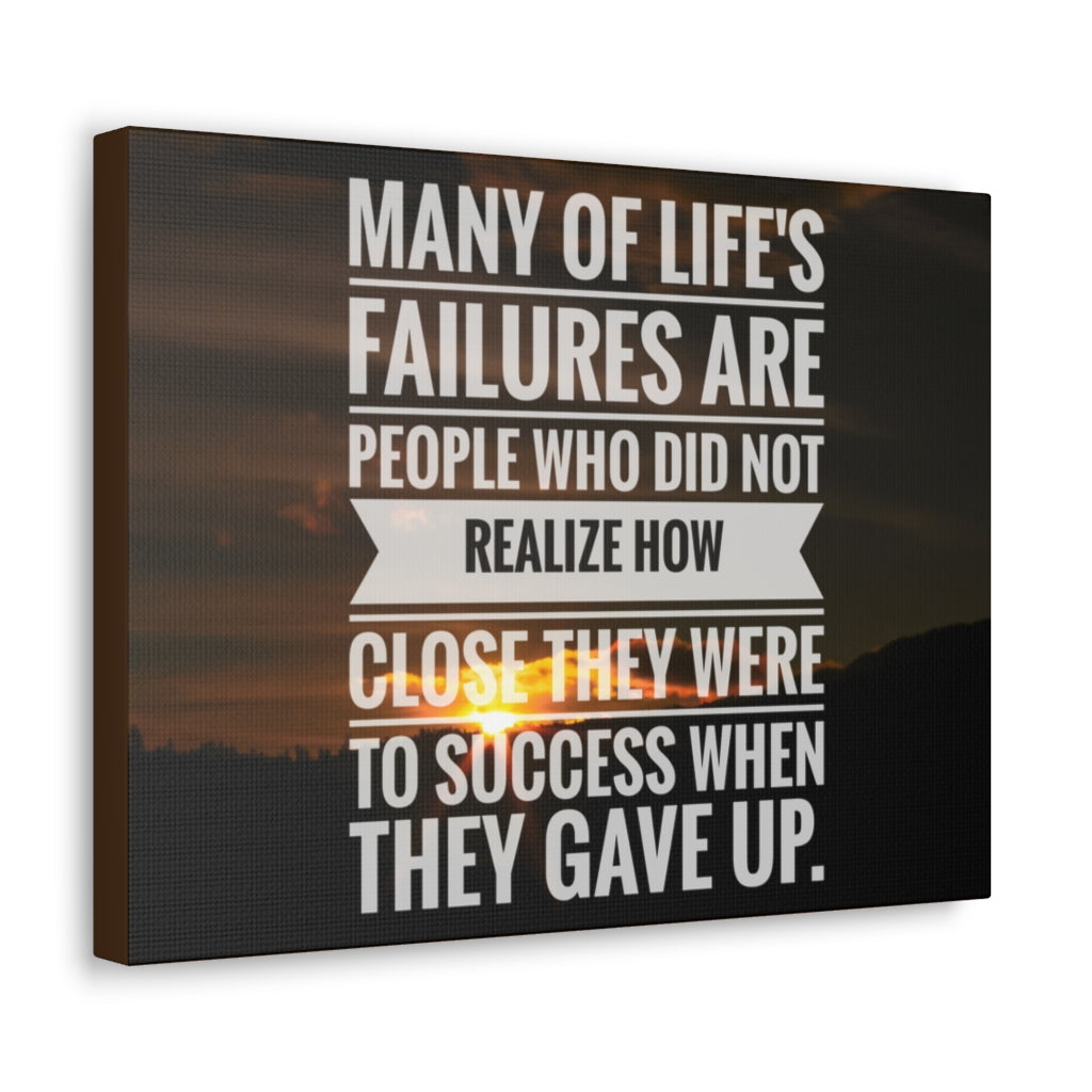Scripture Walls Inspirational Wall Art Realize How Success Motivation Wall Decor for Home Office Gym Inspiring Success Quote Print Ready to Hang Unframed-Express Your Love Gifts