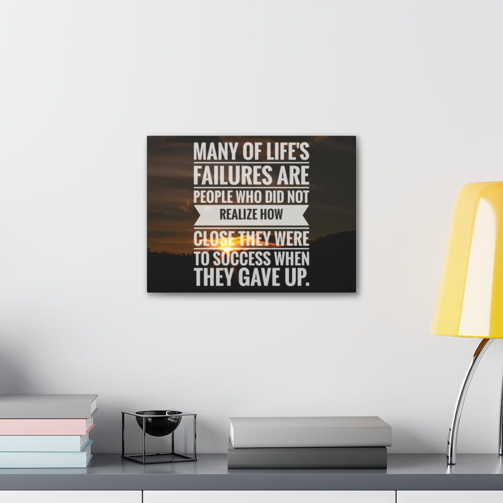 Scripture Walls Inspirational Wall Art Realize How Success Motivation Wall Decor for Home Office Gym Inspiring Success Quote Print Ready to Hang Unframed-Express Your Love Gifts