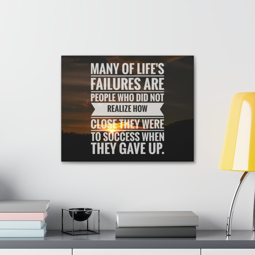 Scripture Walls Inspirational Wall Art Realize How Success Motivation Wall Decor for Home Office Gym Inspiring Success Quote Print Ready to Hang Unframed-Express Your Love Gifts