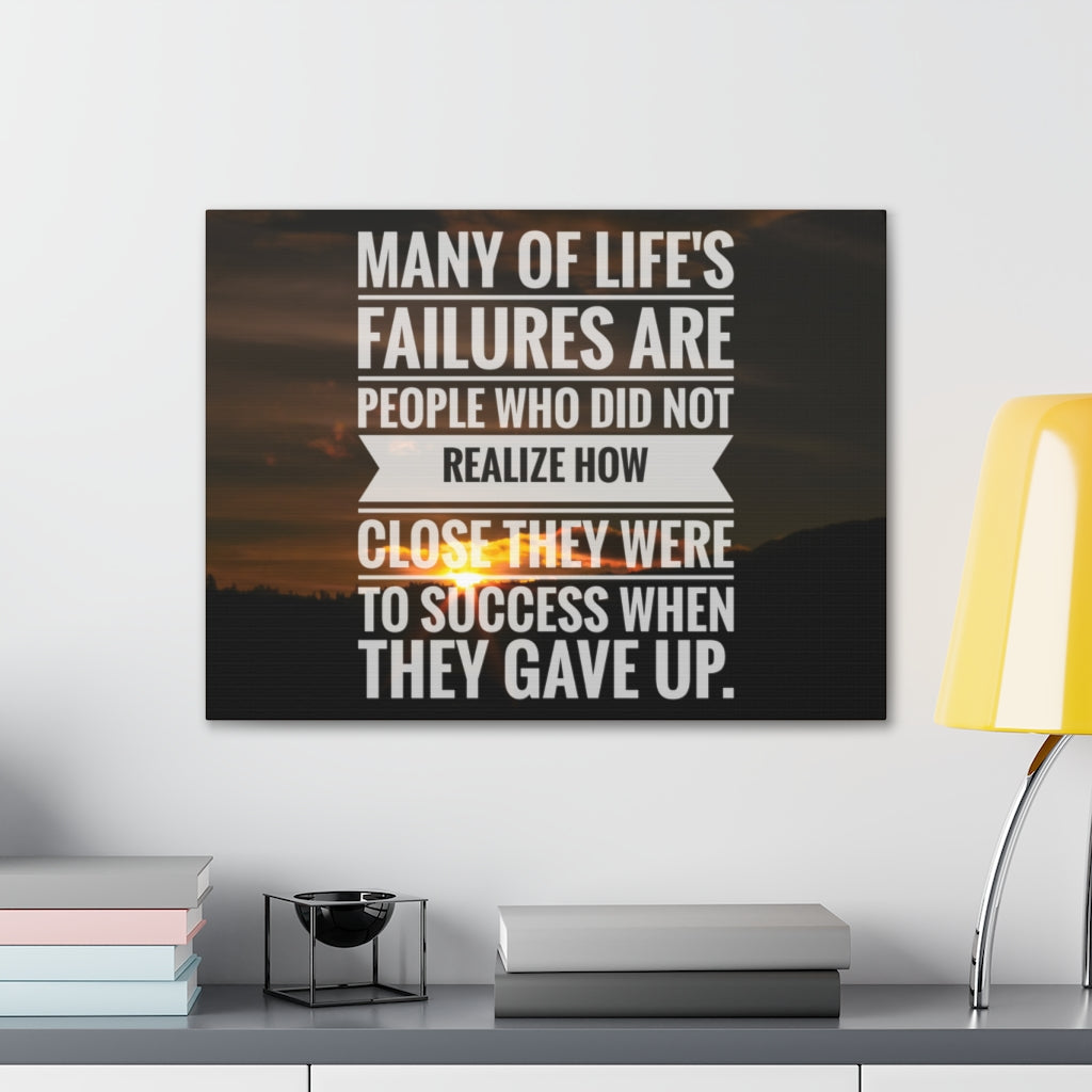 Scripture Walls Inspirational Wall Art Realize How Success Motivation Wall Decor for Home Office Gym Inspiring Success Quote Print Ready to Hang Unframed-Express Your Love Gifts