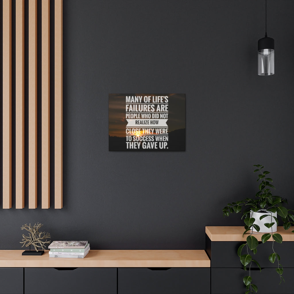 Scripture Walls Inspirational Wall Art Realize How Success Motivation Wall Decor for Home Office Gym Inspiring Success Quote Print Ready to Hang Unframed-Express Your Love Gifts