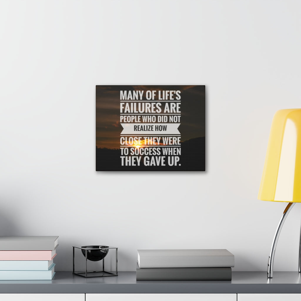 Scripture Walls Inspirational Wall Art Realize How Success Motivation Wall Decor for Home Office Gym Inspiring Success Quote Print Ready to Hang Unframed-Express Your Love Gifts