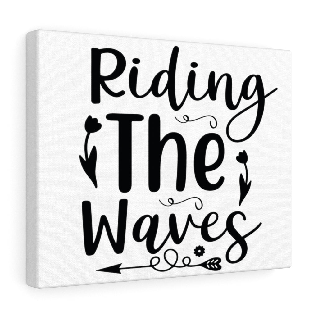 Scripture Walls Inspirational Wall Art Riding The Waves Wall Art Motivation Wall Decor for Home Office Gym Inspiring Success Quote Print Ready to Hang Unframed-Express Your Love Gifts