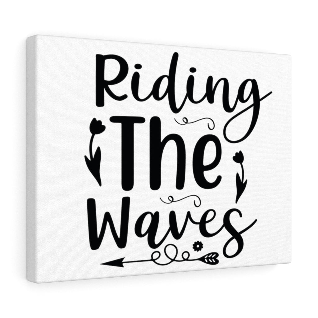 Scripture Walls Inspirational Wall Art Riding The Waves Wall Art Motivation Wall Decor for Home Office Gym Inspiring Success Quote Print Ready to Hang Unframed-Express Your Love Gifts