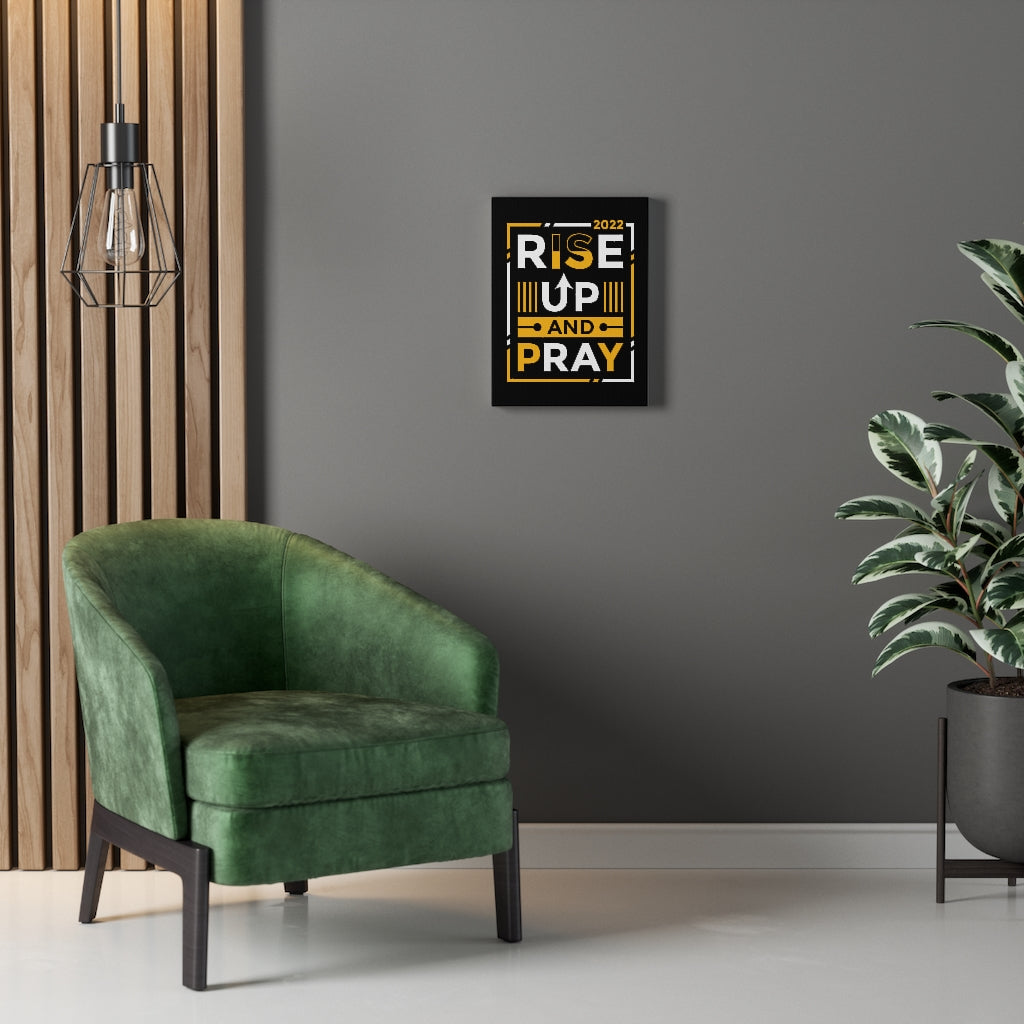 Scripture Walls Inspirational Wall Art Rise Up And Pray Wall Art Motivation Wall Decor for Home Office Gym Inspiring Success Quote Print Ready to Hang Unframed-Express Your Love Gifts