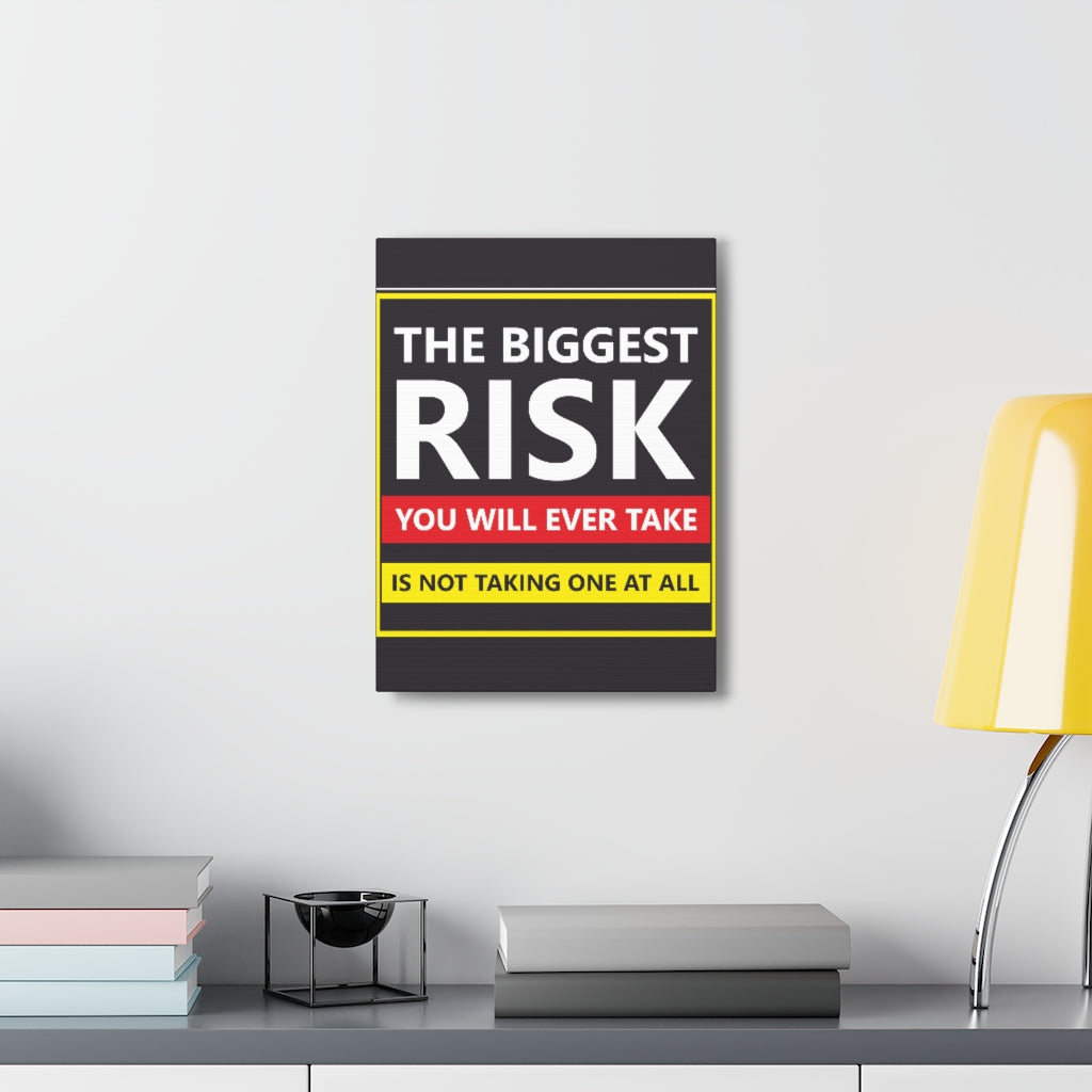 Scripture Walls Inspirational Wall Art Risk You Will Take Motivation Wall Decor for Home Office Gym Inspiring Success Quote Print Ready to Hang Unframed-Express Your Love Gifts