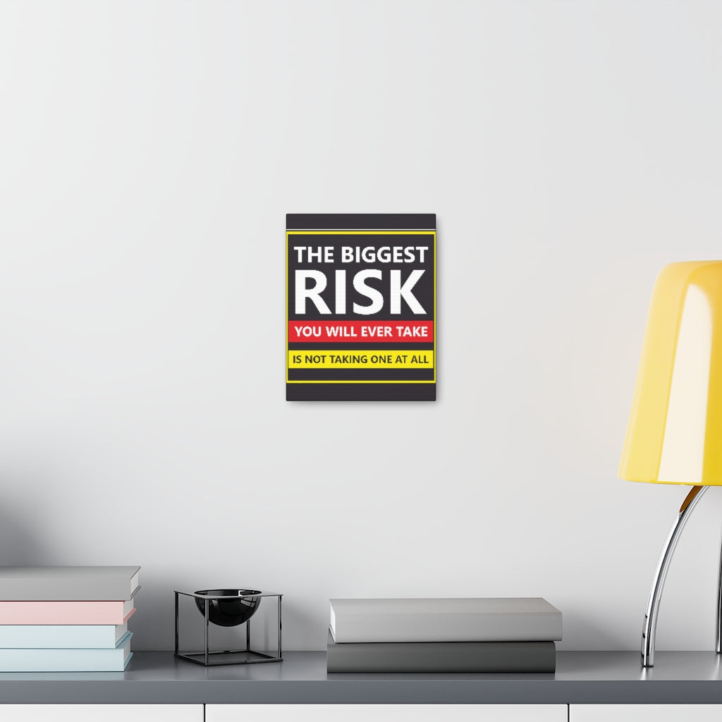 Scripture Walls Inspirational Wall Art Risk You Will Take Motivation Wall Decor for Home Office Gym Inspiring Success Quote Print Ready to Hang Unframed-Express Your Love Gifts