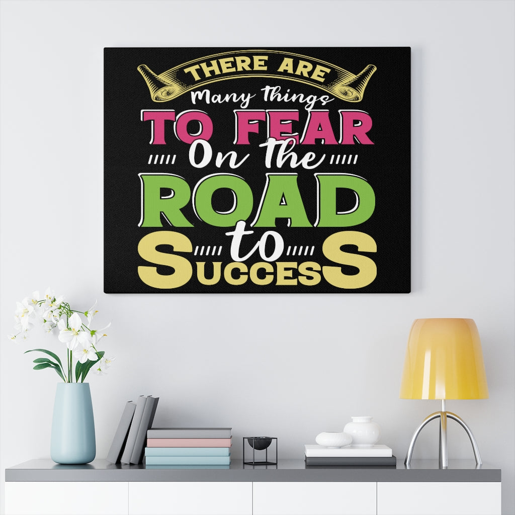 Scripture Walls Inspirational Wall Art Road To Success Wall Art Motivation Wall Decor for Home Office Gym Inspiring Success Quote Print Ready to Hang Unframed-Express Your Love Gifts