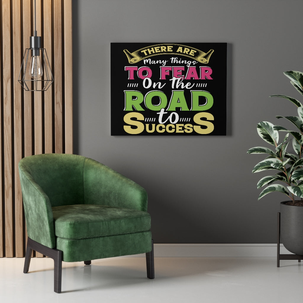 Scripture Walls Inspirational Wall Art Road To Success Wall Art Motivation Wall Decor for Home Office Gym Inspiring Success Quote Print Ready to Hang Unframed-Express Your Love Gifts