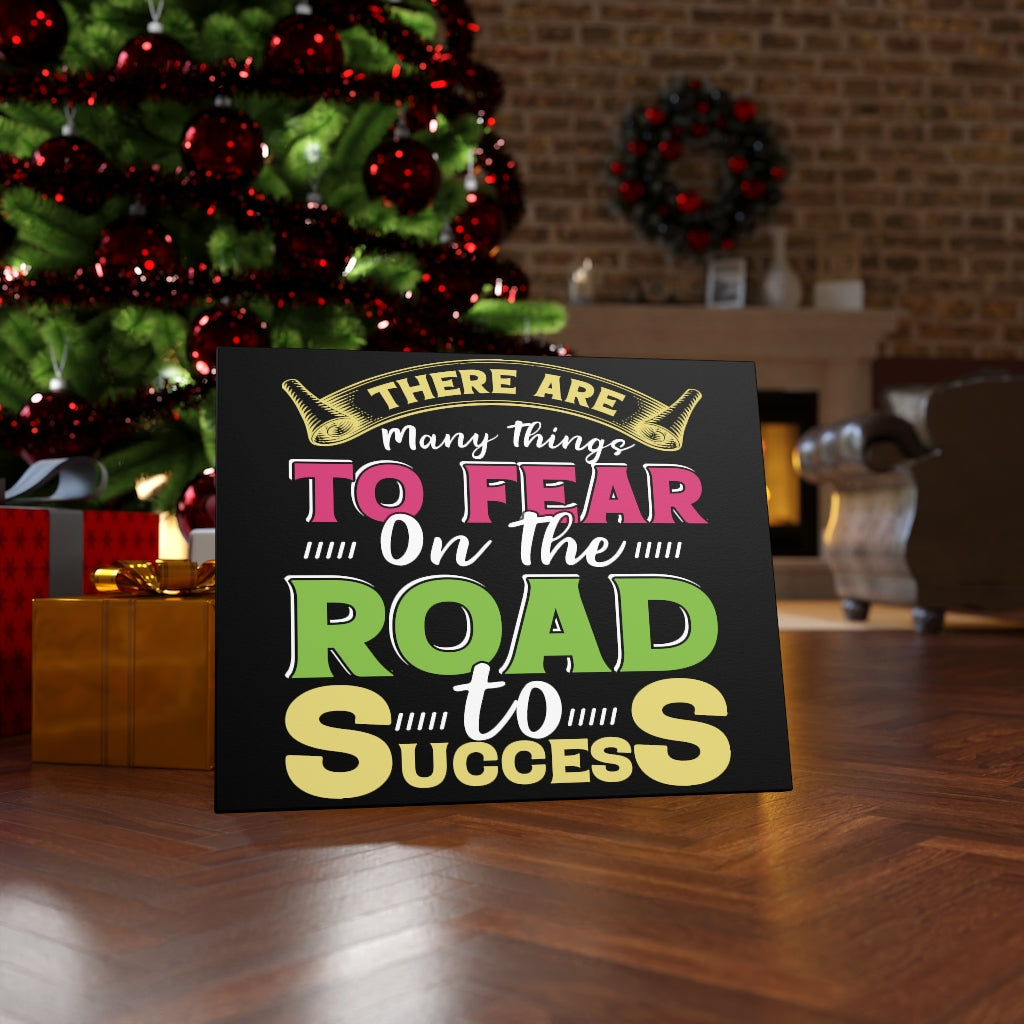 Scripture Walls Inspirational Wall Art Road To Success Wall Art Motivation Wall Decor for Home Office Gym Inspiring Success Quote Print Ready to Hang Unframed-Express Your Love Gifts