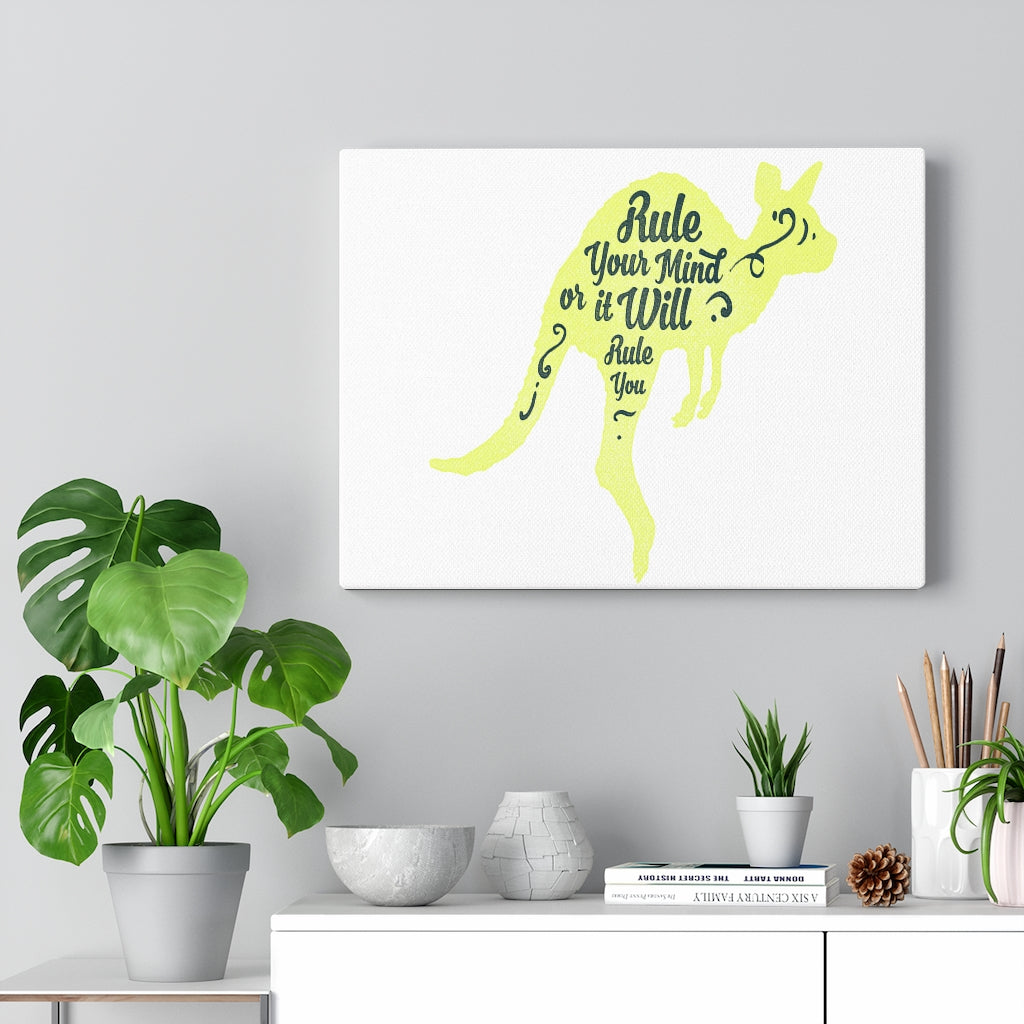 Scripture Walls Inspirational Wall Art Rule Your Mind Wall Art Motivation Wall Decor for Home Office Gym Inspiring Success Quote Print Ready to Hang Unframed-Express Your Love Gifts