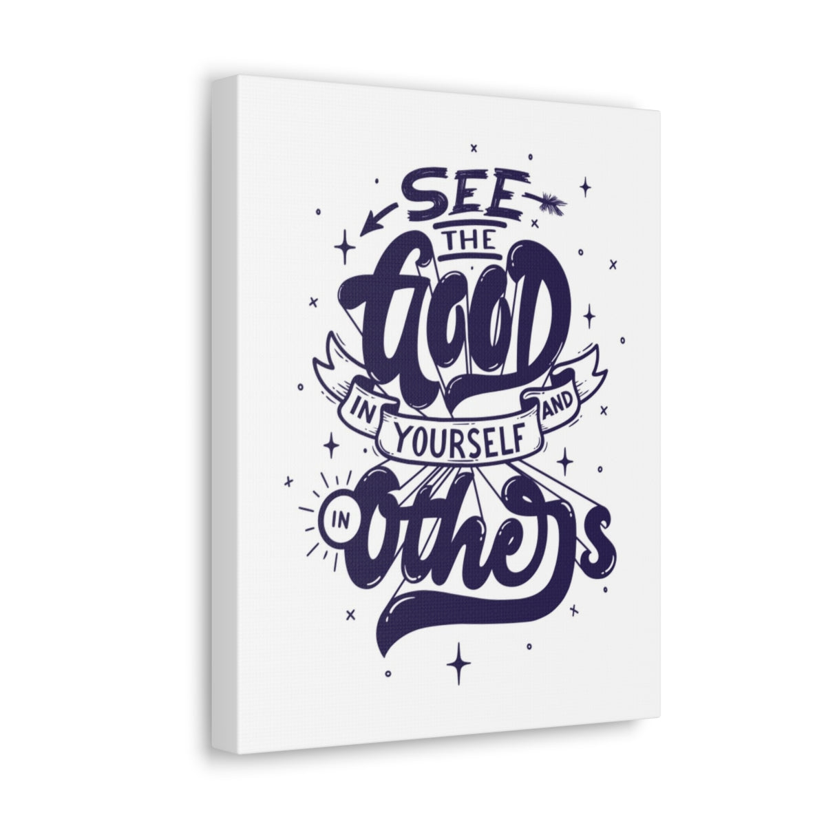 Scripture Walls Inspirational Wall Art See Good In Yourself Motivation Wall Decor for Home Office Gym Inspiring Success Quote Print Ready to Hang Unframed-Express Your Love Gifts