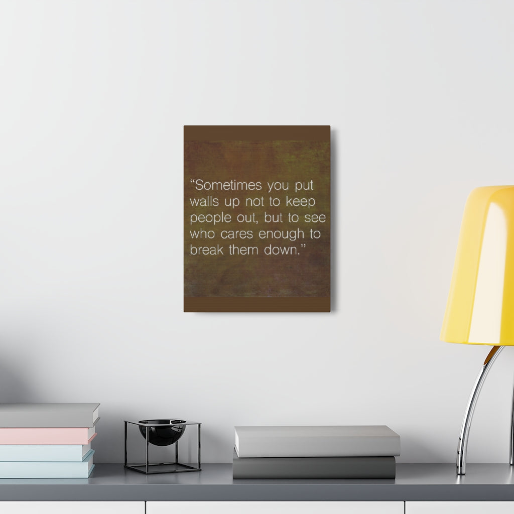 Scripture Walls Inspirational Wall Art See Who Cares Enough Motivation Wall Decor for Home Office Gym Inspiring Success Quote Print Ready to Hang Unframed-Express Your Love Gifts