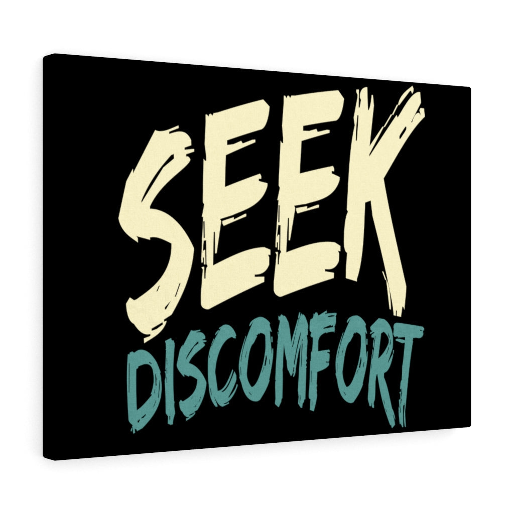 Scripture Walls Inspirational Wall Art Seek Discomfort Wall Art Motivation Wall Decor for Home Office Gym Inspiring Success Quote Print Ready to Hang Unframed-Express Your Love Gifts