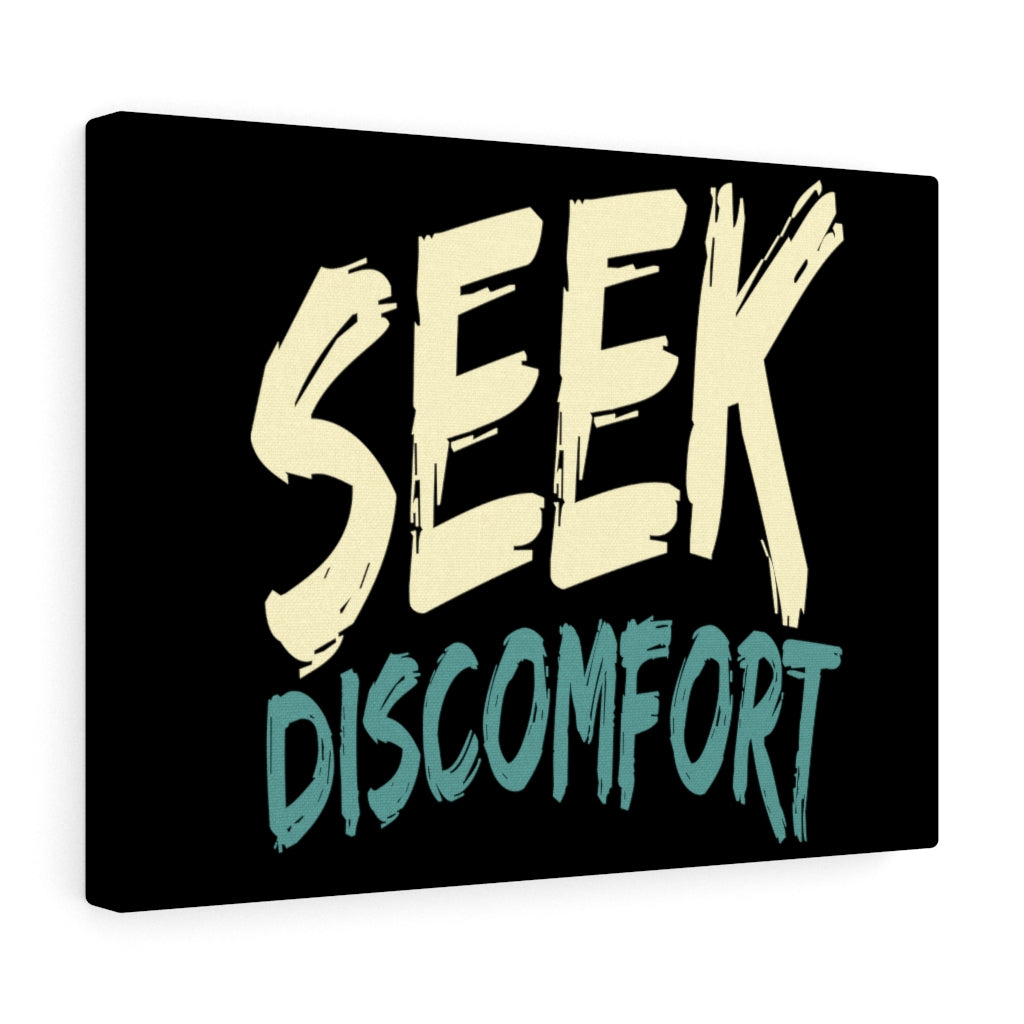 Scripture Walls Inspirational Wall Art Seek Discomfort Wall Art Motivation Wall Decor for Home Office Gym Inspiring Success Quote Print Ready to Hang Unframed-Express Your Love Gifts