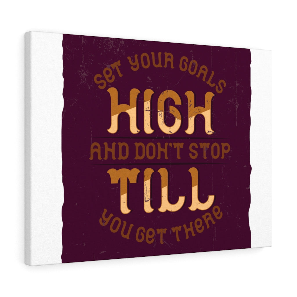 Scripture Walls Inspirational Wall Art Set Your Goals Wall Art Motivational Motto Inspiring Prints Artwork Decor Ready to Hang Unframed-Express Your Love Gifts