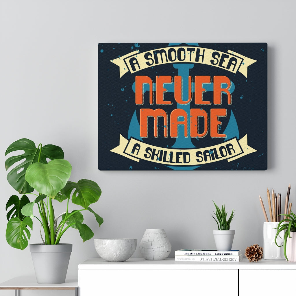 Scripture Walls Inspirational Wall Art Skilled Sailor Wall Art Motivational Motto Inspiring Prints Artwork Decor Ready to Hang Unframed-Express Your Love Gifts