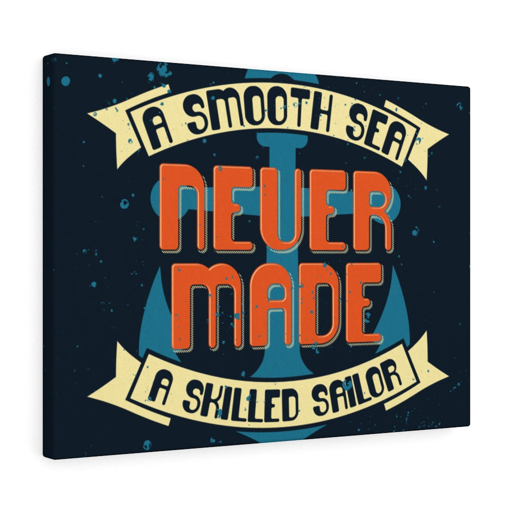 Scripture Walls Inspirational Wall Art Skilled Sailor Wall Art Motivational Motto Inspiring Prints Artwork Decor Ready to Hang Unframed-Express Your Love Gifts
