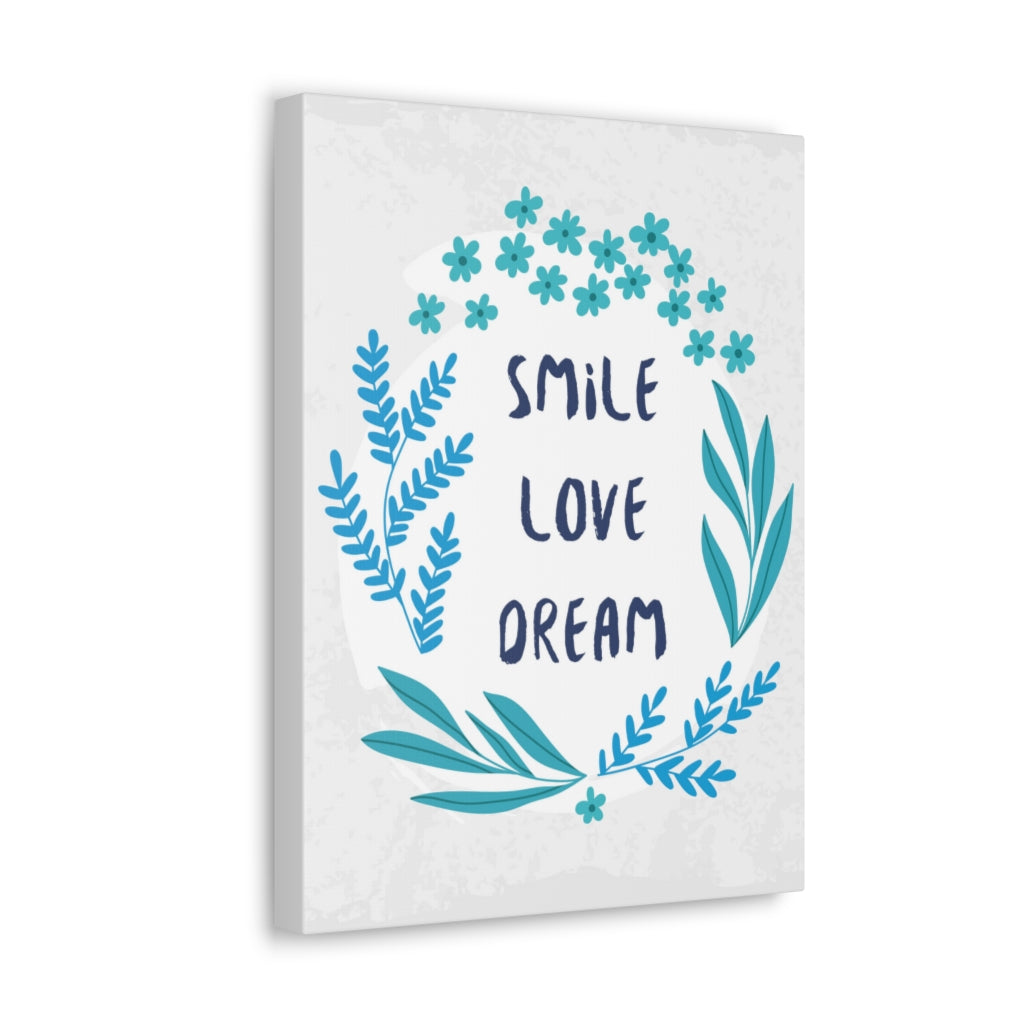 Scripture Walls Inspirational Wall Art Smile Love Dream Motivation Wall Decor for Home Office Gym Inspiring Success Quote Print Ready to Hang Unframed-Express Your Love Gifts