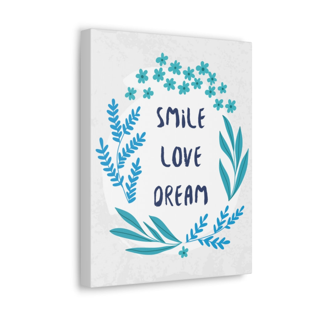 Scripture Walls Inspirational Wall Art Smile Love Dream Motivation Wall Decor for Home Office Gym Inspiring Success Quote Print Ready to Hang Unframed-Express Your Love Gifts