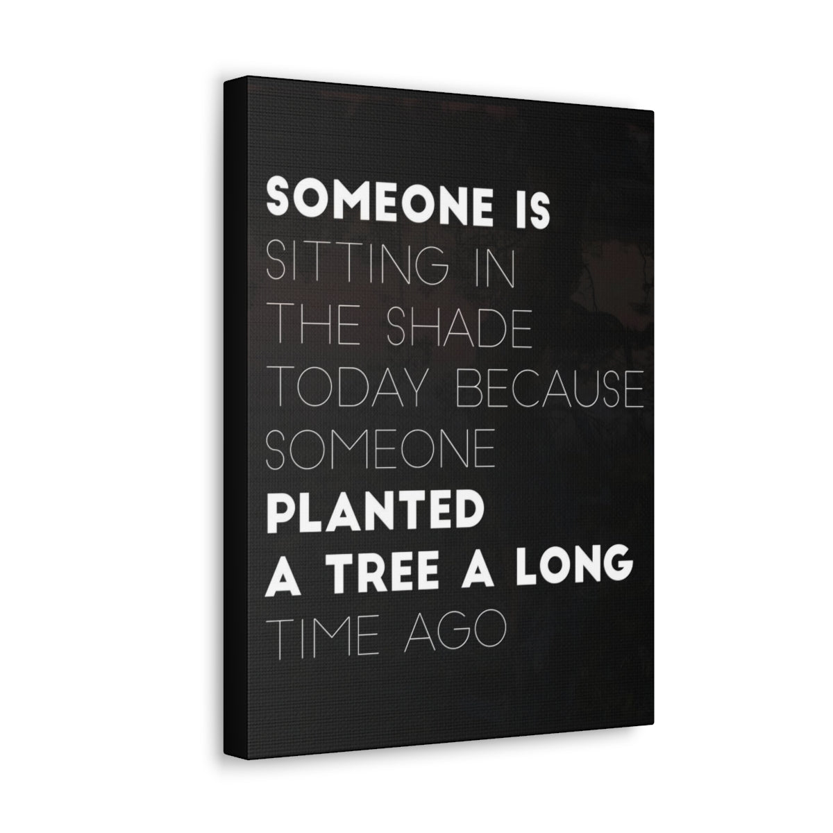Scripture Walls Inspirational Wall Art Someone Planted A Tree Long Time Ago Motivation Wall Decor for Home Office Gym Inspiring Success Quote Print Ready to Hang Unframed-Express Your Love Gifts