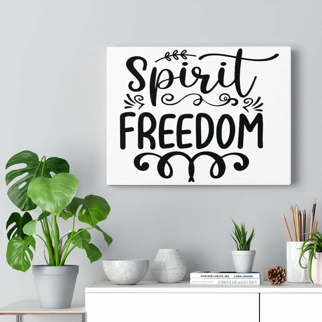 Scripture Walls Inspirational Wall Art Spirit Freedom Wall Art Motivation Wall Decor for Home Office Gym Inspiring Success Quote Print Ready to Hang Unframed-Express Your Love Gifts