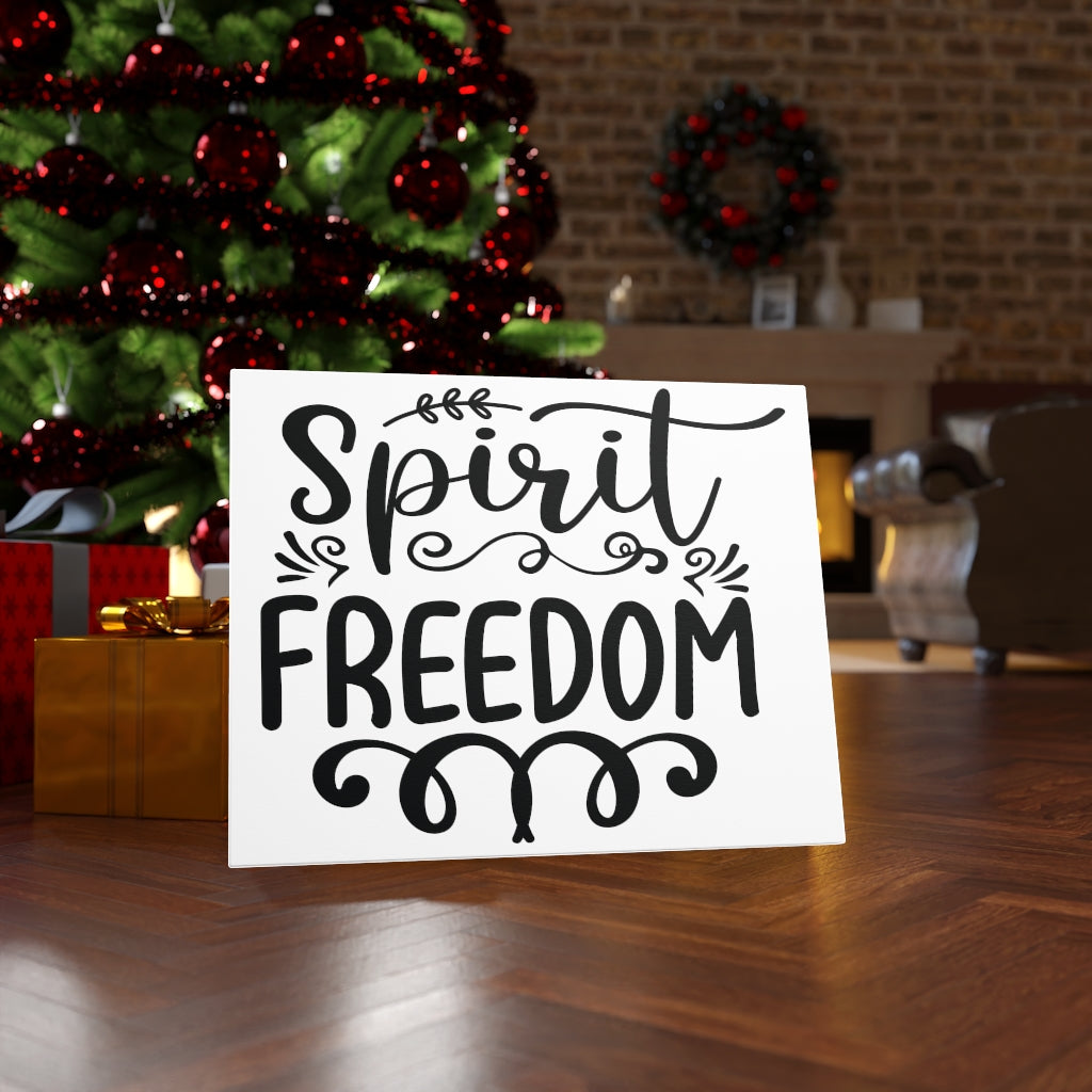 Scripture Walls Inspirational Wall Art Spirit Freedom Wall Art Motivation Wall Decor for Home Office Gym Inspiring Success Quote Print Ready to Hang Unframed-Express Your Love Gifts