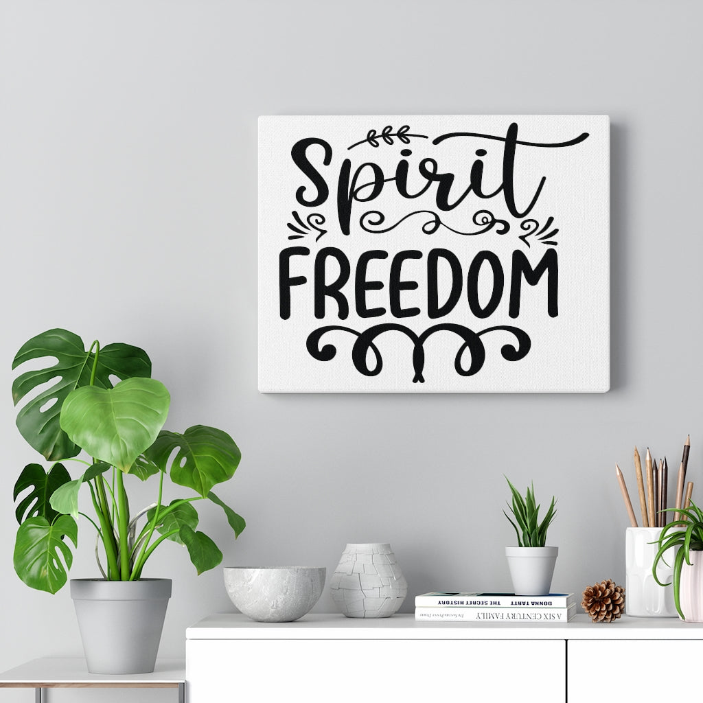 Scripture Walls Inspirational Wall Art Spirit Freedom Wall Art Motivation Wall Decor for Home Office Gym Inspiring Success Quote Print Ready to Hang Unframed-Express Your Love Gifts