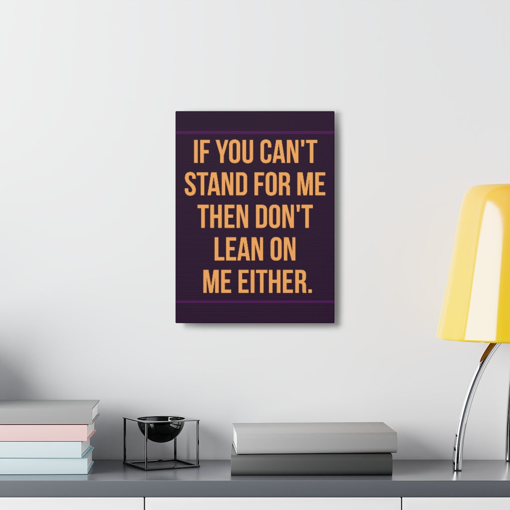 Scripture Walls Inspirational Wall Art Stand For Me Motivation Wall Decor for Home Office Gym Inspiring Success Quote Print Ready to Hang Unframed-Express Your Love Gifts