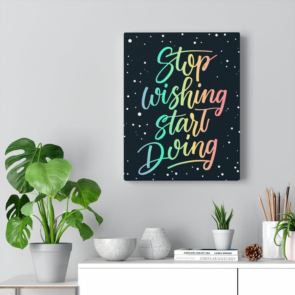 Scripture Walls Inspirational Wall Art Start Doing Wall Art Motivational Motto Inspiring Prints Artwork Decor Ready to Hang Unframed-Express Your Love Gifts