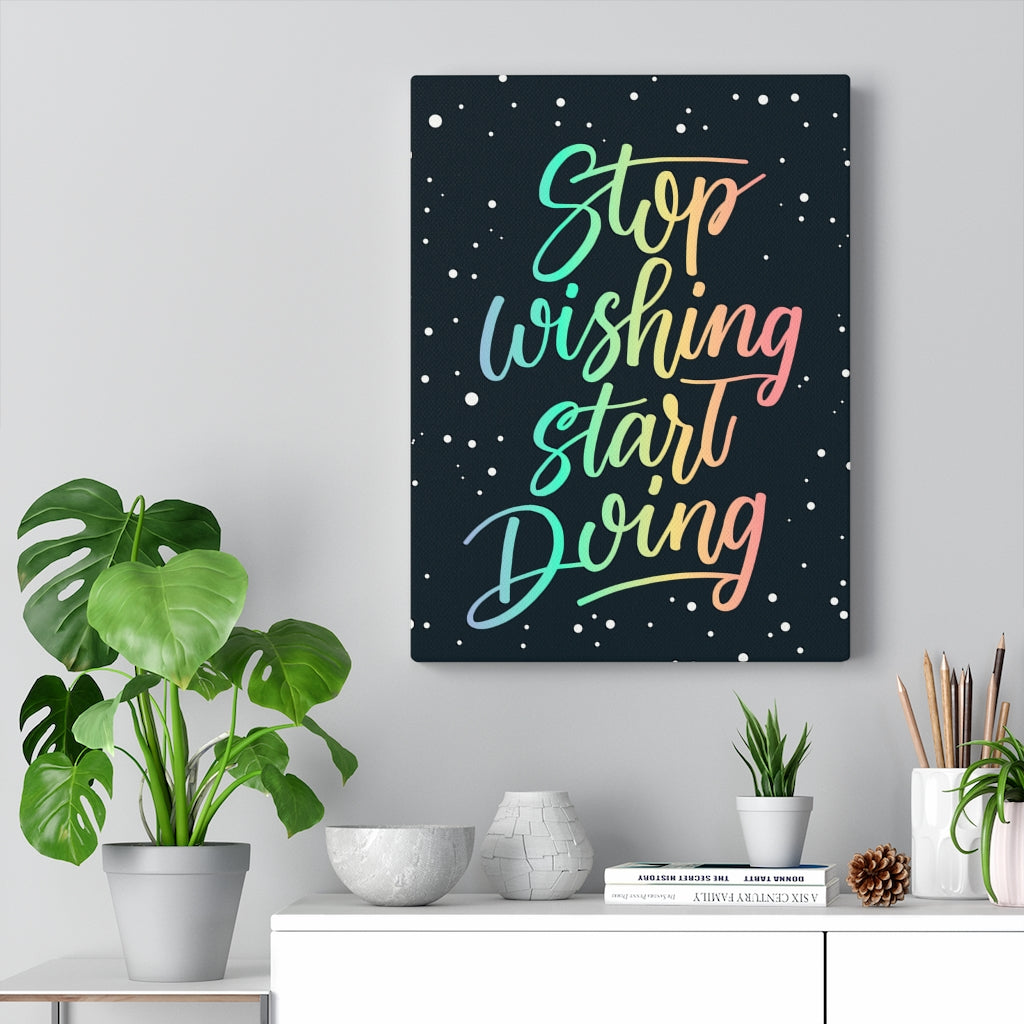 Scripture Walls Inspirational Wall Art Start Doing Wall Art Motivational Motto Inspiring Prints Artwork Decor Ready to Hang Unframed-Express Your Love Gifts