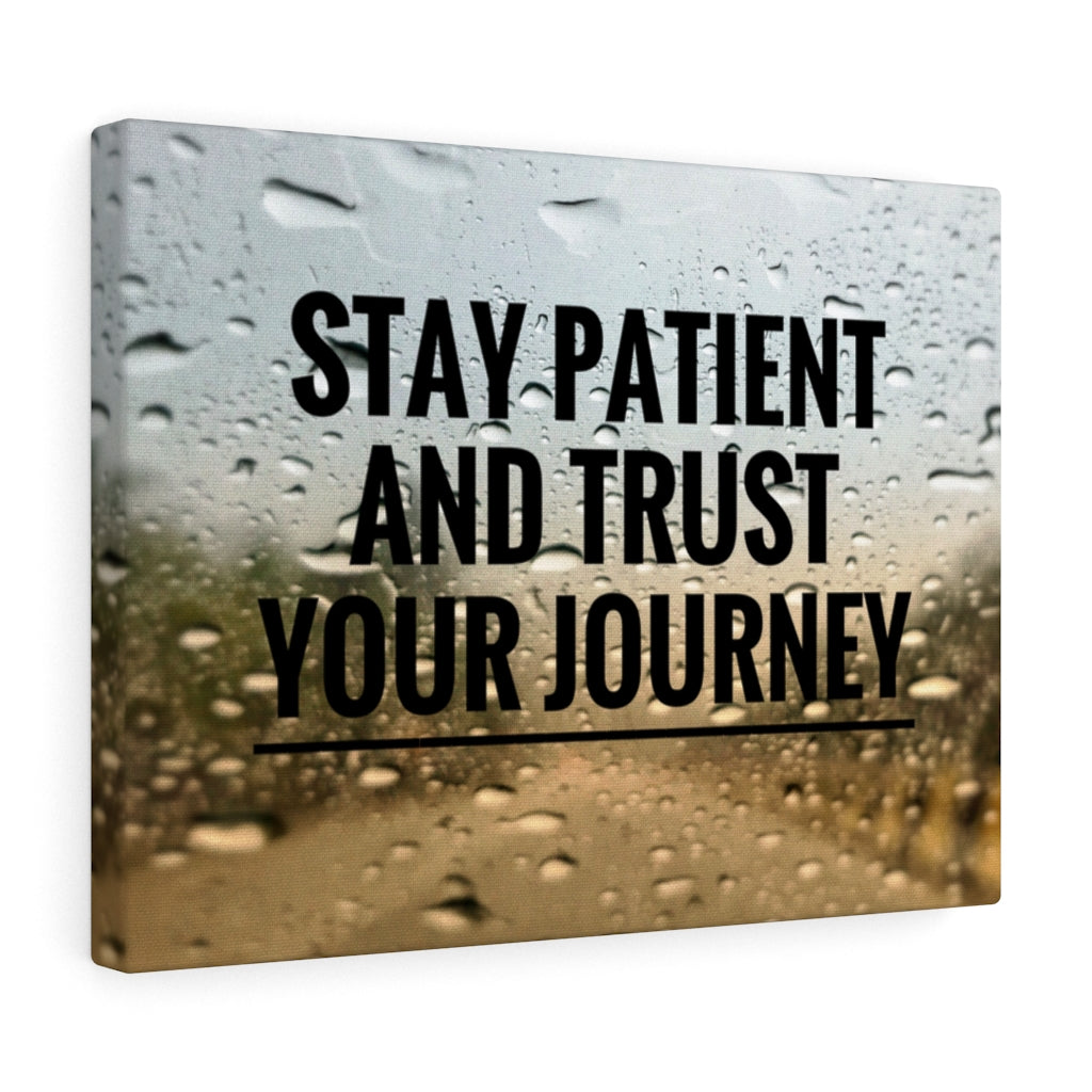 Scripture Walls Inspirational Wall Art Stay Patient And Trust Motivational Print Ready to Hang Artwork Unframed-Express Your Love Gifts