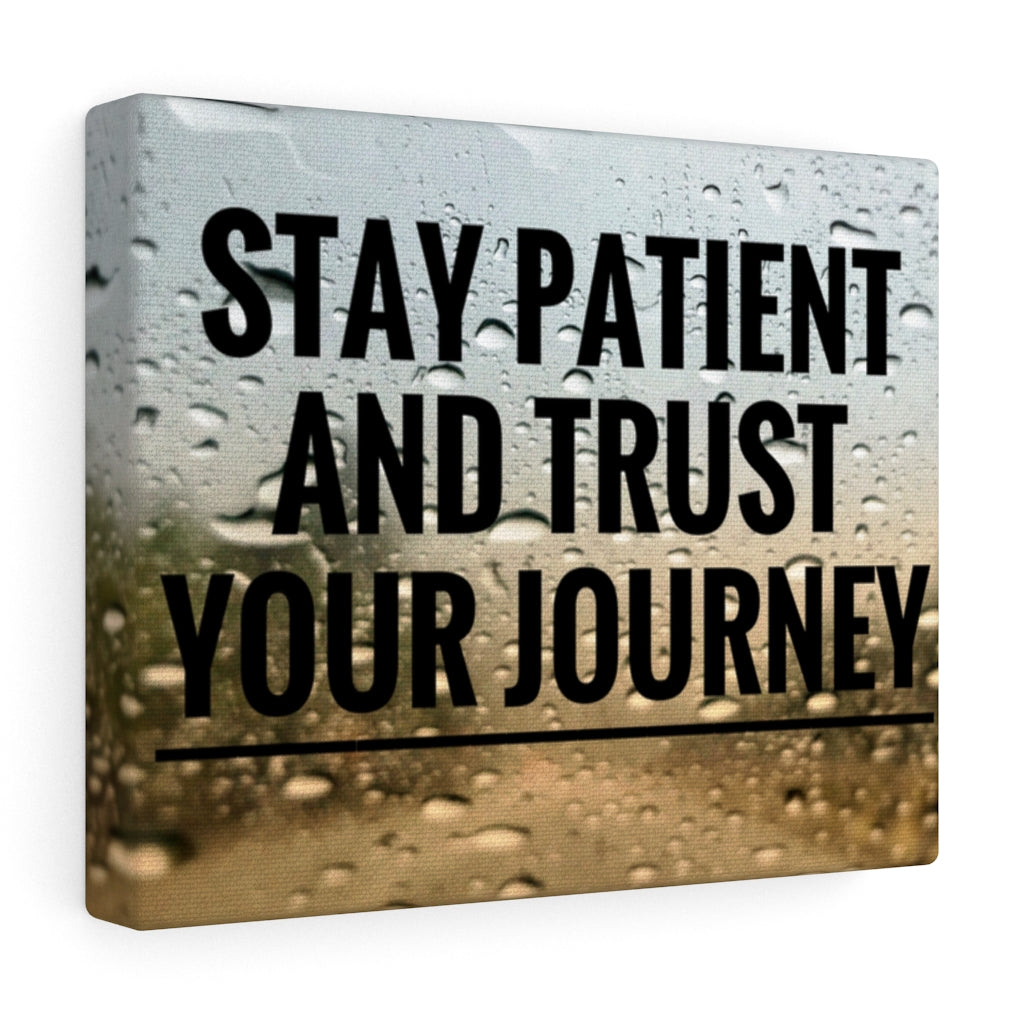 Scripture Walls Inspirational Wall Art Stay Patient And Trust Motivational Print Ready to Hang Artwork Unframed-Express Your Love Gifts