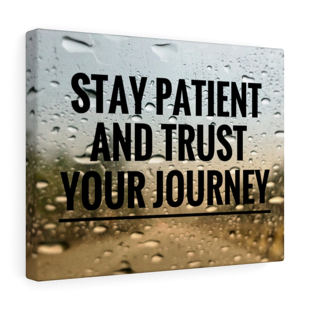 Scripture Walls Inspirational Wall Art Stay Patient And Trust Motivational Print Ready to Hang Artwork Unframed-Express Your Love Gifts