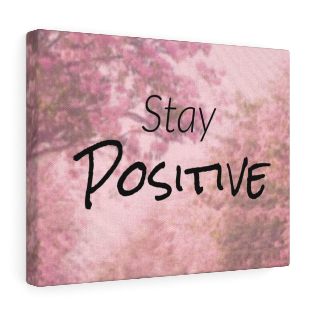 Scripture Walls Inspirational Wall Art Stay Positive Pink Motivational Print Ready to Hang Artwork Unframed-Express Your Love Gifts