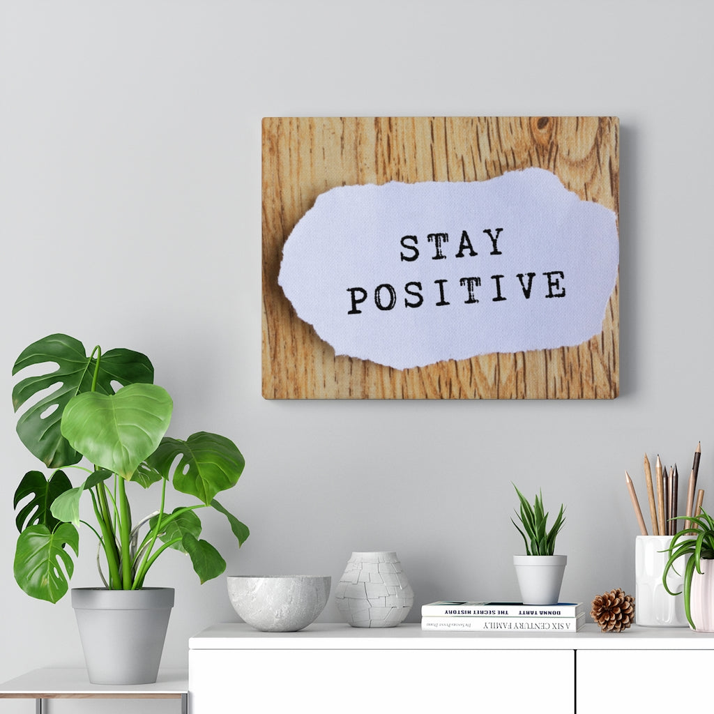 Scripture Walls Inspirational Wall Art Stay Positive Plain Motivational Print Ready to Hang Artwork Unframed-Express Your Love Gifts