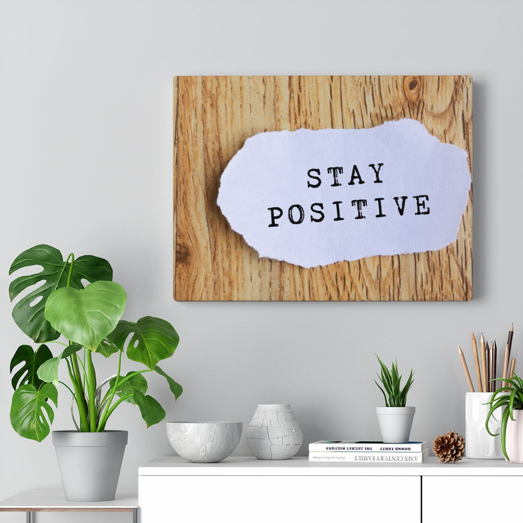 Scripture Walls Inspirational Wall Art Stay Positive Plain Motivational Print Ready to Hang Artwork Unframed-Express Your Love Gifts