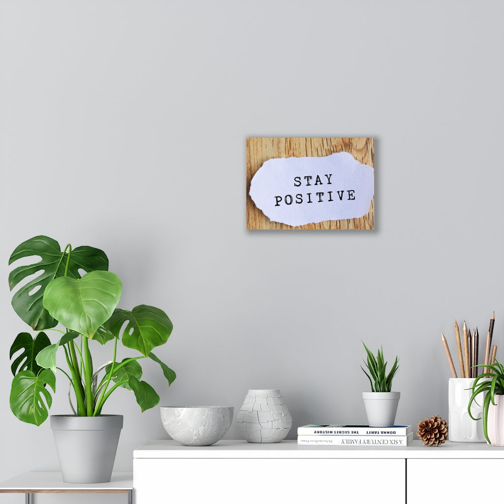 Scripture Walls Inspirational Wall Art Stay Positive Plain Motivational Print Ready to Hang Artwork Unframed-Express Your Love Gifts