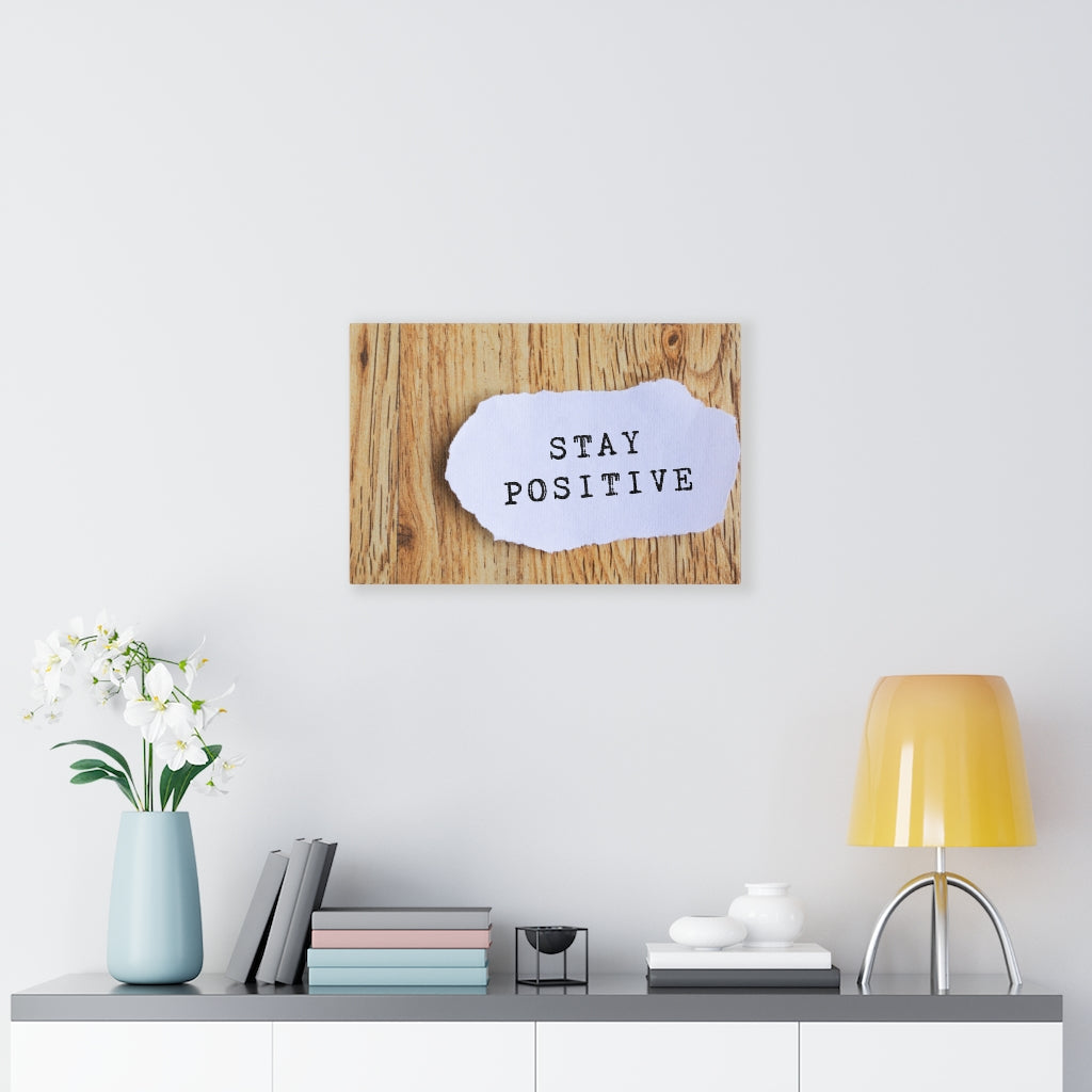 Scripture Walls Inspirational Wall Art Stay Positive Plain Motivational Print Ready to Hang Artwork Unframed-Express Your Love Gifts