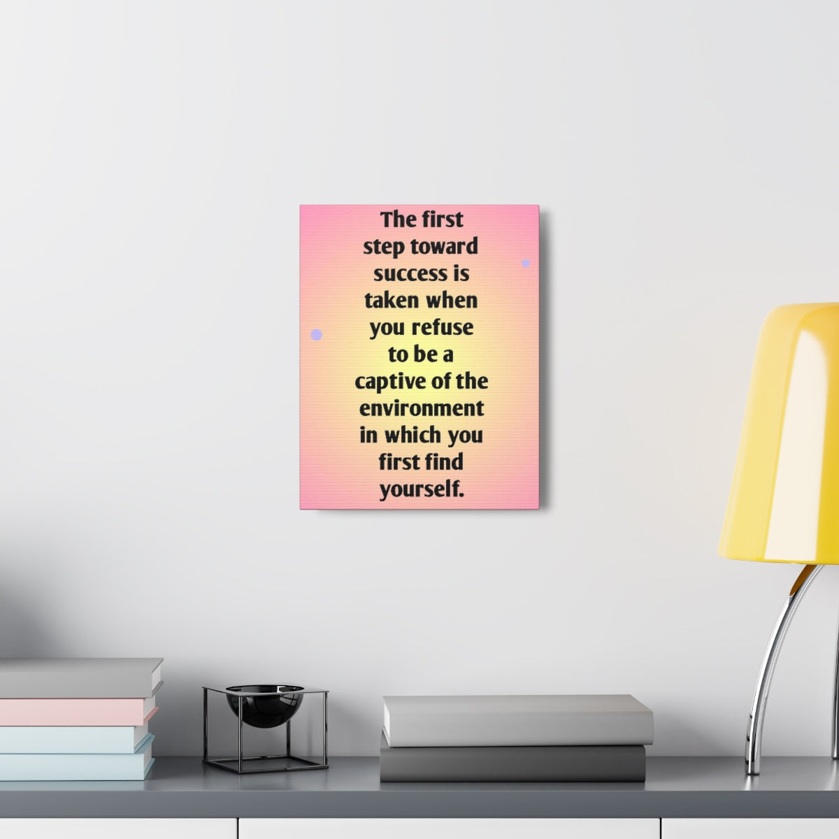 Scripture Walls Inspirational Wall Art Step Toward Success Motivation Wall Decor for Home Office Gym Inspiring Success Quote Print Ready to Hang Unframed-Express Your Love Gifts