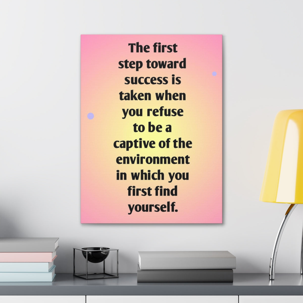 Scripture Walls Inspirational Wall Art Step Toward Success Motivation Wall Decor for Home Office Gym Inspiring Success Quote Print Ready to Hang Unframed-Express Your Love Gifts