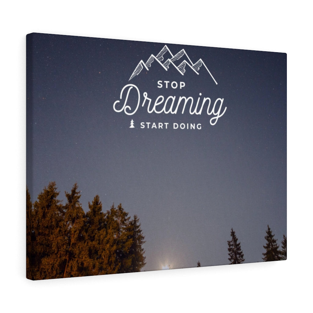 Scripture Walls Inspirational Wall Art Stop Dreaming &amp; Start Doing Wall Art Motivational Motto Inspiring Prints Artwork Decor Ready to Hang Unframed-Express Your Love Gifts