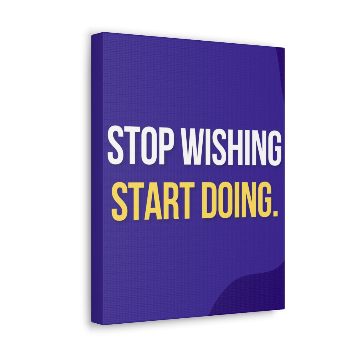 Scripture Walls Inspirational Wall Art Stop Wishing Start Doing Motivation Wall Decor for Home Office Gym Inspiring Success Quote Print Ready to Hang Unframed-Express Your Love Gifts