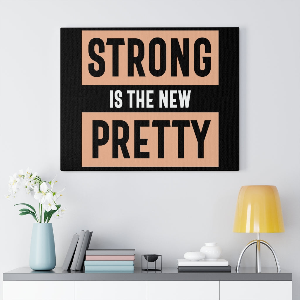 Scripture Walls Inspirational Wall Art Strong Is The New Pretty Wall Art Motivation Wall Decor for Home Office Gym Inspiring Success Quote Print Ready to Hang Unframed-Express Your Love Gifts