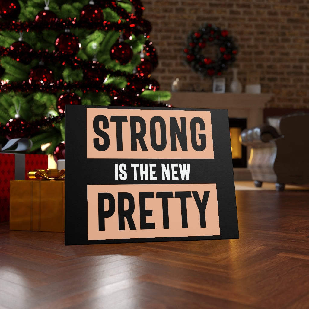 Scripture Walls Inspirational Wall Art Strong Is The New Pretty Wall Art Motivation Wall Decor for Home Office Gym Inspiring Success Quote Print Ready to Hang Unframed-Express Your Love Gifts